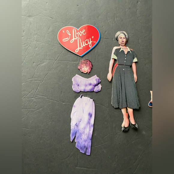 I Love Lucy Paper Doll Magnetic Magnets fridge Mix and Match - Picture 10 of 15
